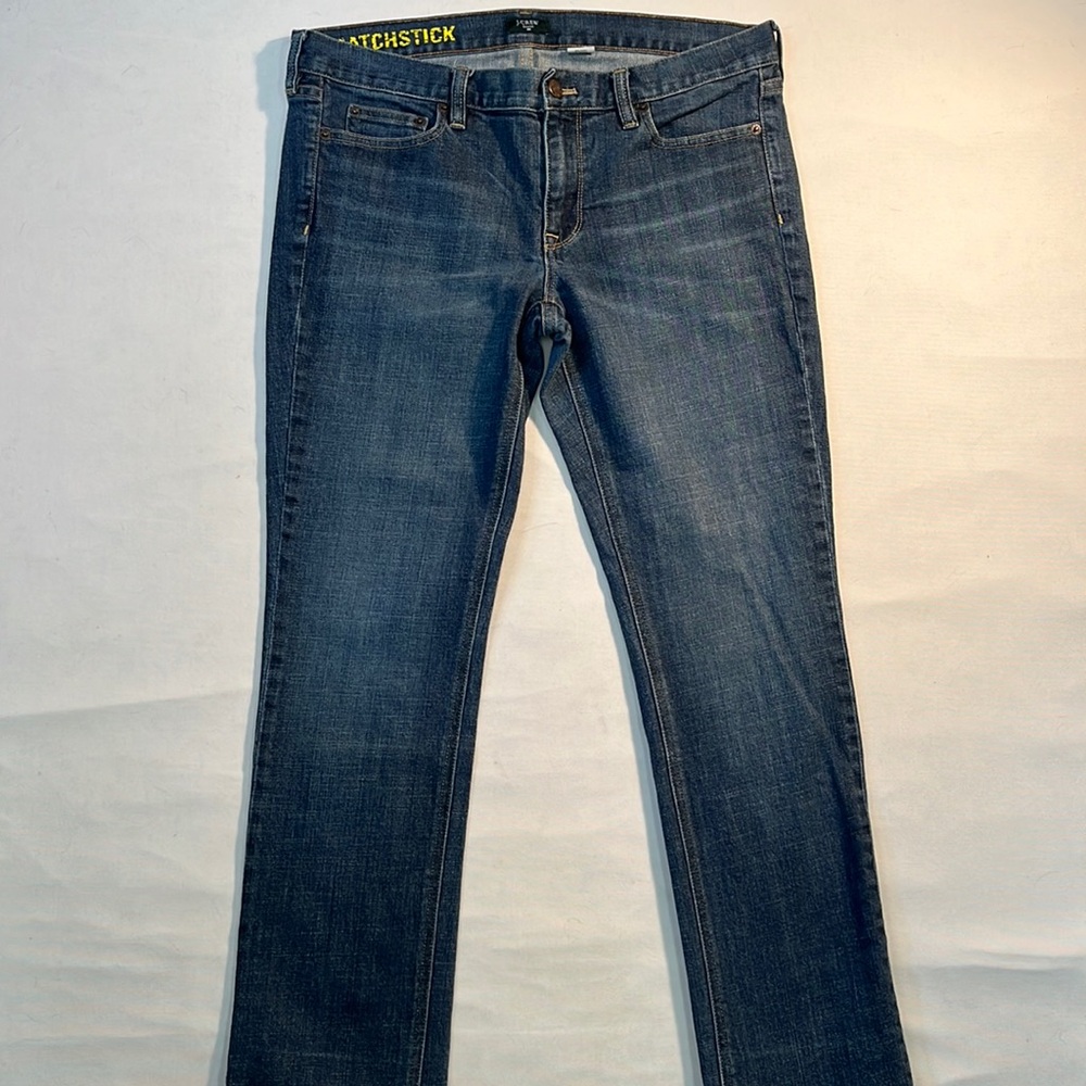 J. Crew Women's Straight Leg Jeans - Blue